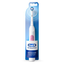 Oral-B Revolution batteritandbrste med (1) brstehoved, hvide batterier medflger