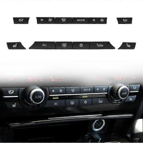 12pcs Button Key Caps A/c Heater Switch Kit Panel for F07 Gt/f10/f11 F01/f02 1
