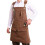 Men's Tool Apron Waxed Linen Carpenter Apron Heavy Duty Woodworking Workshop Kitchen Apron 1