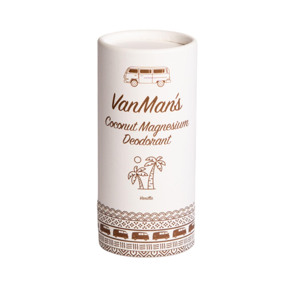 Vanman Magnesium & Vanille Deodorant Stick Natrliches Aluminiumfreies Deodorant Fr Frauen Und Mnner Effektive Geruchskontrolle Fr Die Hau-image
