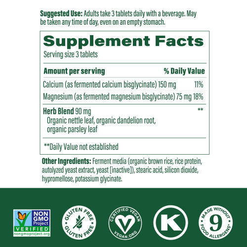 MegaFood, Calcium & Magnesium, 90 Tabletten 1