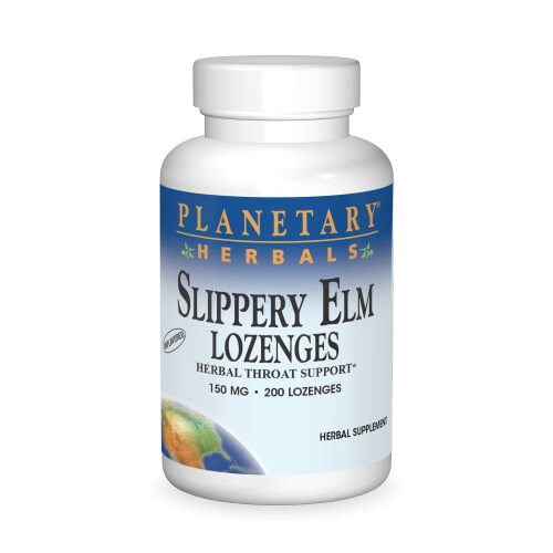 PLANETARY HERBALS Slippery Elm Lozenges Unflavored 200 Count