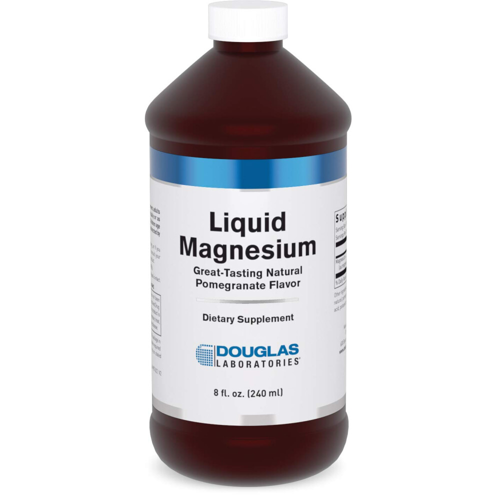 Douglas Laboratories Liquid Magn Sium | Soutient Les Os Du C Ur Et La Fonction Enzymatique | 8 Fl. Oz.-image