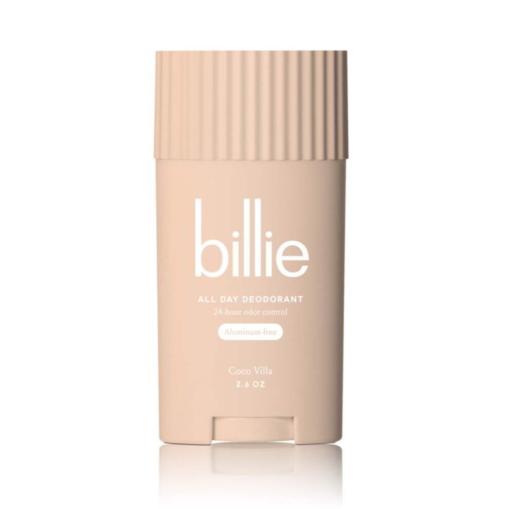 Billie All Day Deodorant 24-Hour Odor Protection Aluminum-Free Coco Villa 2.6Oz