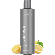 MOEHAIR Color Infuse Silber 12 Fl. Oz | Lila Toner fr silbergraues und weies Haar | Neutralisiert unerwnschten Messinggeschmack | Haarwasser in