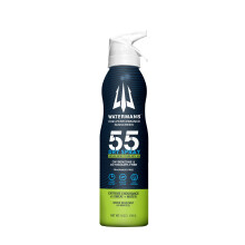 Watermans Dry Spray Sunscreen SPF 55 Reef Safe Sunscreen Spray Breitspektrum-Sonnenschutz fr Gesicht und Krper, frei von Duftstoffen, ohne Oxybenzo