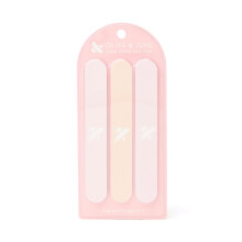 Olive & June Nail File Pack | 3 Dual-Sided Nail Files for Smoothing & Shaping | 2 Salon-Style for Manicures + Pedicures | Pro-Quality Nail Tools for A