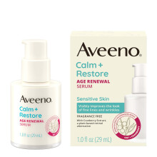 Aveeno Calm + Restore Age Renewal Gel antienvelhecimento para os olhos Creme para os olhos com extrato nutritivo de aveia e cranberry melhora vis