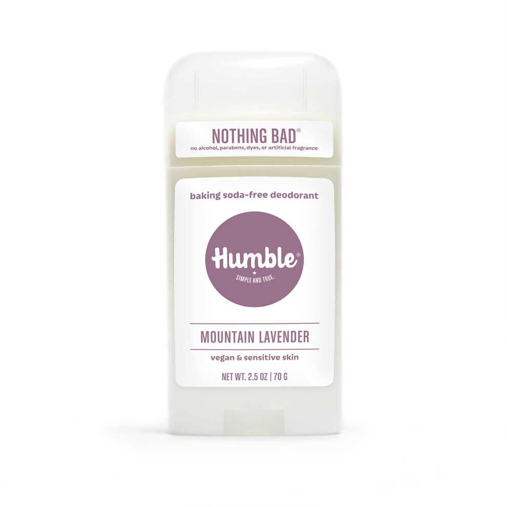 Humble Simple And Tr Purple Humble Brands Aluminum-Free Deodorant Vegan And Cruelty- Free Formulated For Sensitive Skin Mountain Lavender 2.5 Ounce (Pack Of 1)