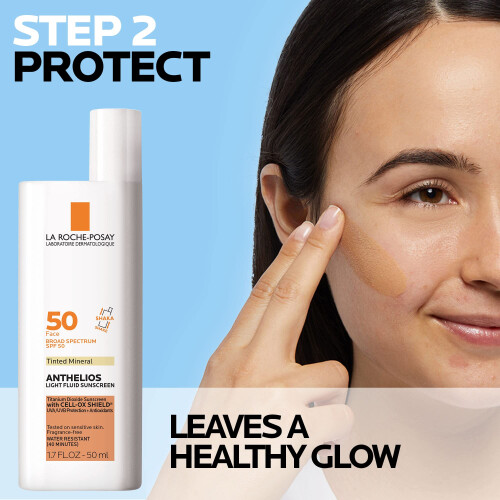 La Roche-Posay La Roche-Posay Αντηλιακό SPF 50 με Χρώμα & Σετ Καθαρισμού Toleriane 2