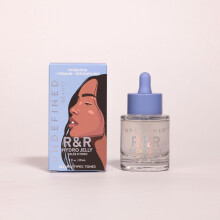 Undefined Beauty R&R Hydro Jelly Face + Eye Serum infunderat med peptider Hyaluronsyra Ashwagandha Centella Veganskt alternativ till snigelmucin