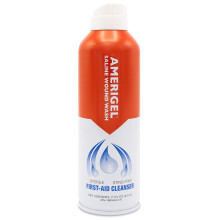 AMERIGEL - Saline Wound Wash - First Aid Cleansing Solution - Advanced Skin and Wound Care - 7.1 Oz.