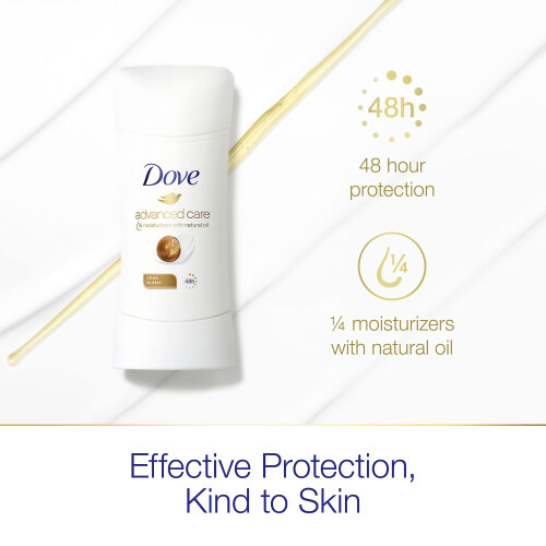 Dove Dove, Advanced Care, Antitranspirant Deodorant, Sheabutter, 2,6 Unzen (74 g) 2