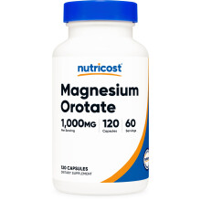 Nutricost, Magnesiumorotat, 1.000 mg, 120 Kapseln (500 mg pro Kapsel)
