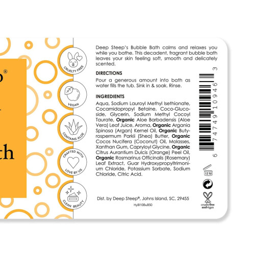 Deep Steep Bubble Bath  10 oz (Honey Blossom) 2