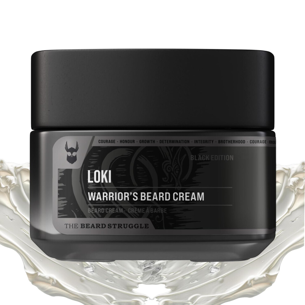 The Beard Struggle Cream Beard For Men By Beard Struggle -Loki Unscented Beard Butter Moisturizer & Softener For Men - Itch Relief Hydration With Avocado & Jojoba