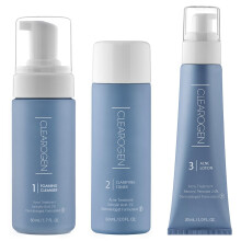 Solution de l'acn    hormonale Clearogen Formule Benzoyle Perroxyde de benzoyle 1 mois Kit de benzoyle d'origine
