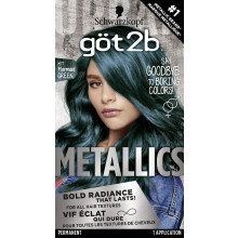 Got2b Metallics Permanente Haarkleur, M77 Zeemeermin Groen