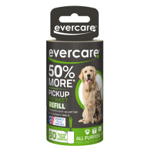 Evercare Roller Navullingen voor Huisdieren 60 Lagen, 1-Stuk, Groen