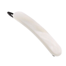 Camila Paris CP2822 Franse Haarspeld Clip voor Meisjes, Handgemaakt, Wit, Metaalvrije Sluiting, Sterke Grip