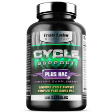 Iron Labs Nutrition: Cycle Support Plus NAC (N-Acetyl-L-Cysteine) - Kidney and Liver Support Supplement - On Cycle Support Supplements for Men -