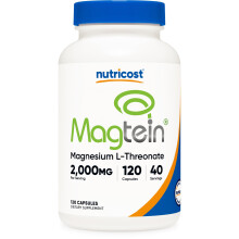 Nutricost, Magtein, 2.000 mg, 120 Kapseln (666 mg pro Kapsel)