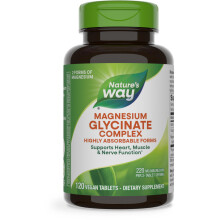 Nature's Way Magnesium Glycinate Complex, Ondersteunt Hart, Spier, Zenuwfunctie*, Goed Opneembare Magnesium