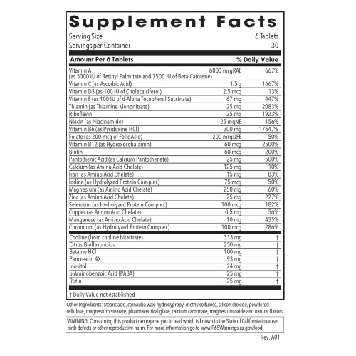 Optimox, Optivite P.M.T., 180 Tabletten 2