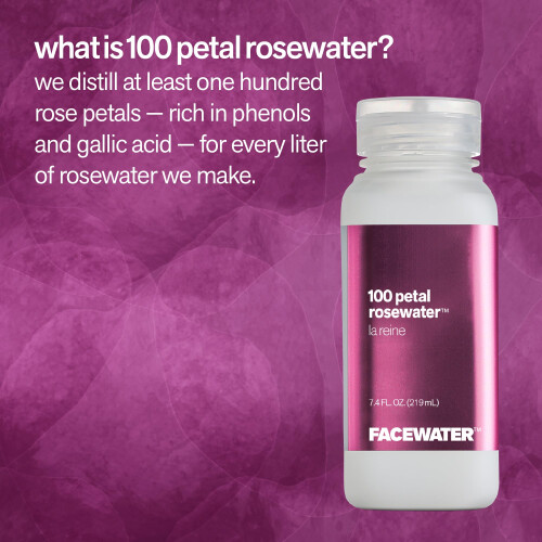 Facewater 100 bloemblaadjes rozenwater La Reine Toner 2