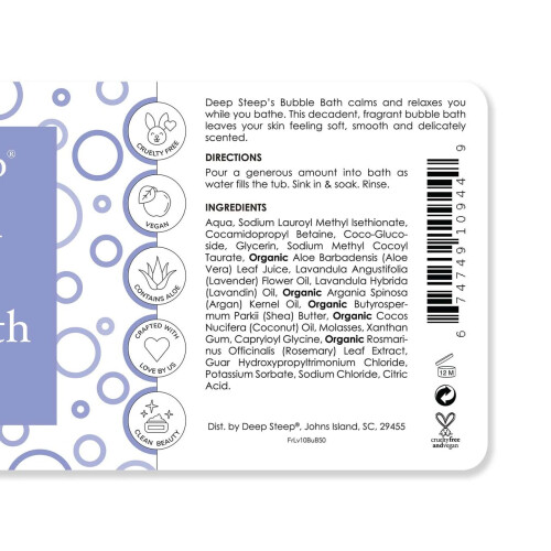 Deep Steep Bubble Bath  10 oz (Fresh Lavender) 2