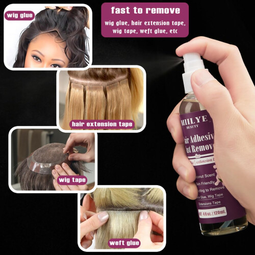 Adesivo per capelli Remover veloce 4oz/120 ml di nastro 1