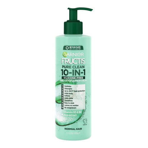 Garnier Garnier Fructis Pure Clean 10 em 1 cuidado e estilo creme leave-in 12 Fl Oz