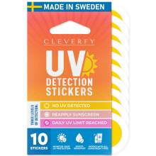 Adesivos de deteco UV Cleverfy para protetor solar (10 adesivos)