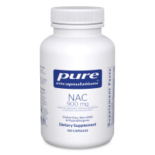 Encapsulaciones puras NAC 900 mg - Suplemento de aminocidos de cistena N -acetil para pulmn e inmune hgado y antioxidantes* - 120 cpsulas