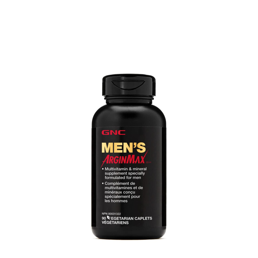 GNC Mens Arginmax Sexual Health Supplement for Men 90 Count Supports Blood Flow and Vitality