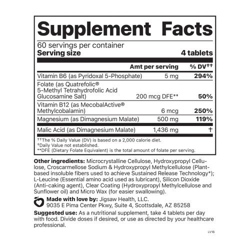 Jigsaw Health Jigsaw Health, MagSRT, 240 Tabletten 1
