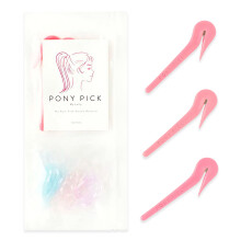Rezac gumicek THE PONY PICK na odstranen chloupku - Bezbolestn odstranovac chloupku - Snadn 3 balen s 50 barevnmi gumickami