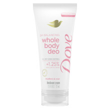 Celotelov deodorant Dove Krm na vyrovnvn pH Malina a rue bez hlinku na 72 hodin proti zpachu 2,5 oz