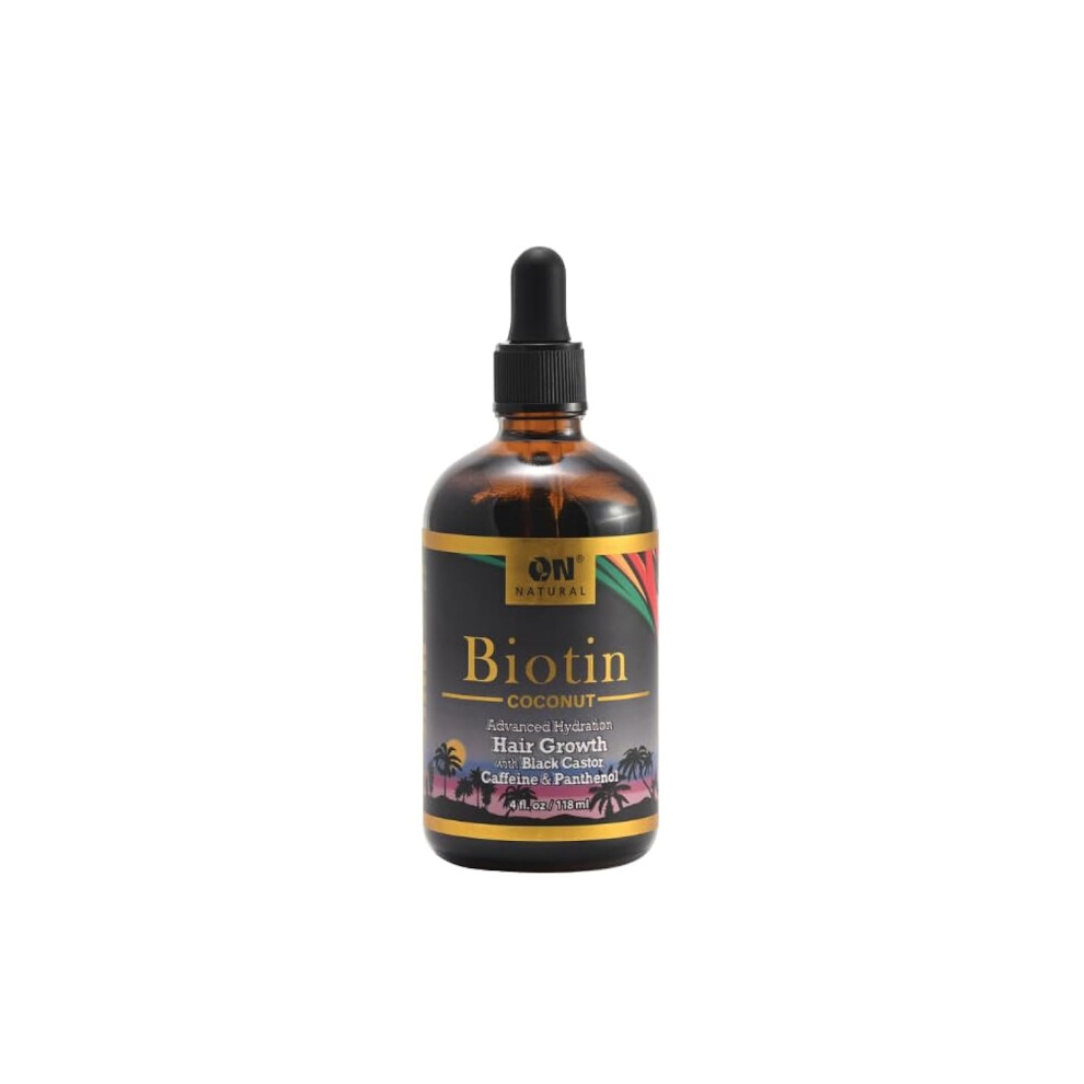 On Natural Black Jamaican Castor Oil 4 Oz (Coconut)