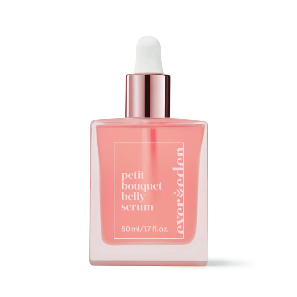 Evereden Petit Bouquet Belly Serum 1.7 Fl Oz. | Clean & Vegan Women's Belly Oil For Pregnancy And Postpartum Maternity Skincare | Non-Toxic Stre