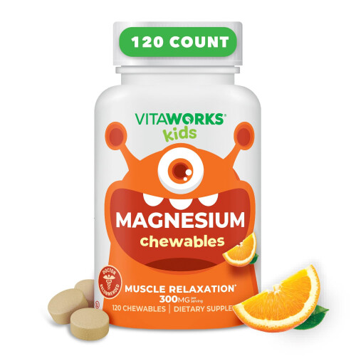 Kids, Magnesium-Kautabletten, Orange