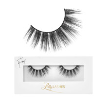 Lilly Lashes Miami Lite Faux Mink Strip Lashes Hellbraun, wiederverwendbar, ohne Kleber