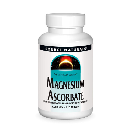 Source Naturals, Magnesiumascorbat, 1.000 mg, 120 Tabletten