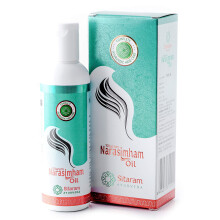 Sitaram Narasimham Kruter-Ayurvedisches l 100 ml reduziert Schden und Alterung der Haare sowie vorzeitiges Ergrauen