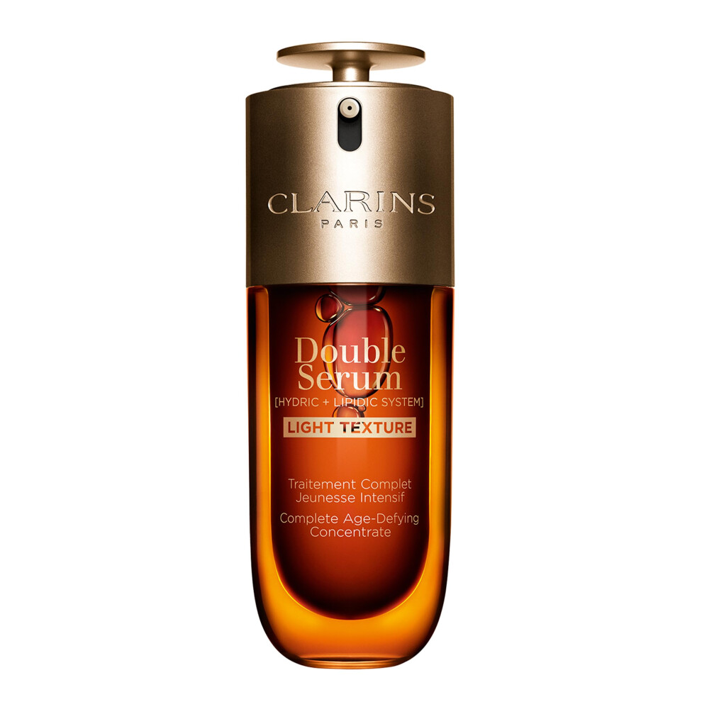 Clarins NEW Double Serum Light | Anti Aging Serum | Visibly Firms  Smoothes  Boosts Radiance and Refines Pores | 24H Hydration | Light Texture |
