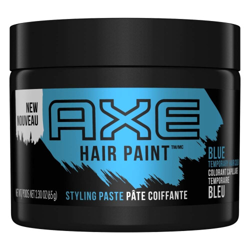 AX Hair Paint Temporary Color Styling Paste Azul 2,3 onas (pacote com 3)