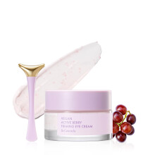 leegeehaam Dr.Ceuracle Vegan Active Berry Ujedrniajacy krem ??pod oczy z aplikatorem (32g / 1,12 uncji) - Nawilzajacy krem ??pod oczy z resweratr