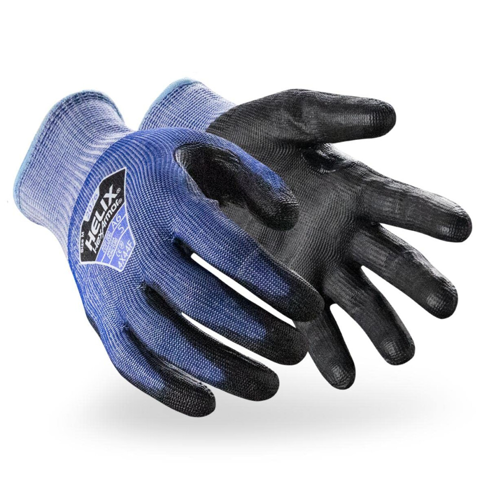 Photos - Safety Equipment HexArmor Cut-Resistant Abrasion-Resistant Knit Work Gloves | Helix 2076 | 3X-Small 2076-XXXS (4) 