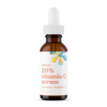 ASUTRA 20 % Vitamin C Serum 1 fl oz  Ferula- und Hyaluronsure, Vitamin E, Aloe Jojoba, aufhellendes Gesichtsserum