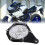 Support de plaque d'immatriculation de moto rond et étanche, universel, Boris 4